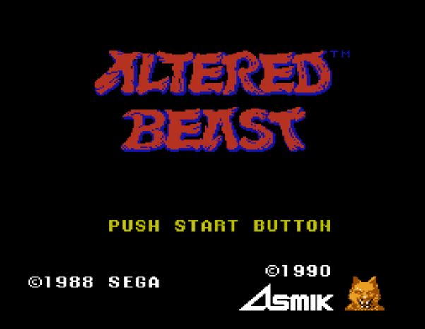 Altered Beast Arcade Edition