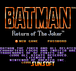 Batman: Return of The Joker